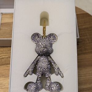 NIB Disney X Baublebar Purple Mickey Mouse Keychain